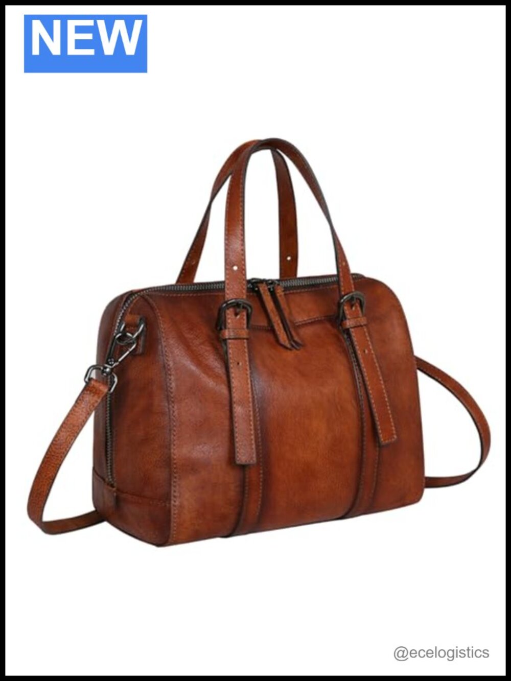 Genuine Leather Satchel Bag for Women Crossbody Shoulder Tote